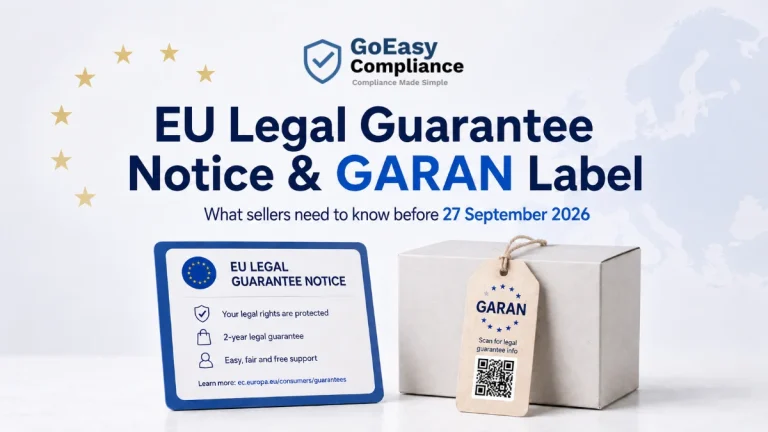 Aviso de Garantía Legal de la UE