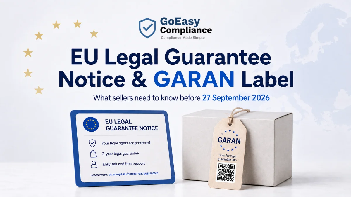 Aviso de Garantía Legal de la UE